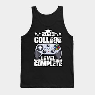 College Level Complete Video Game Gamer Men Graduation Tank Top